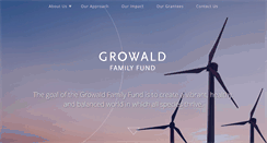 Desktop Screenshot of growaldfamilyfund.org